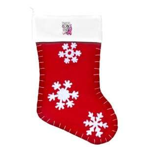  Felt Christmas Stocking Red Cancer Hope for a Cure   Pink 