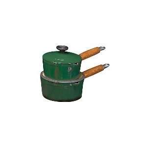 World Cuisine A1734318   Enameled Cast Iron Casserole Pot w/ Wood 