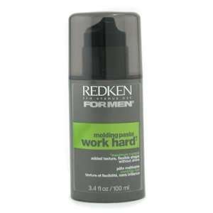   By Redken Men Work Hard Molding Paste (Maximum Control )100ml/3.4oz