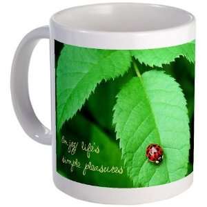  Ladybug Lifes Simple Pleasures Nature Mug by CafePress 