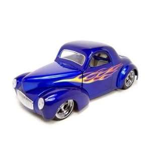    1941 WILLYS COUPE BLUE 1:18 CUSTOM DIECAST MODEL: Everything Else
