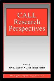 Call Research Perspectives, (0805851380), Joy L. Egbert, Textbooks 