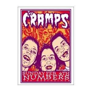  CRAMPS   Limited Edition Concert Poster   by Uncle Charlie 