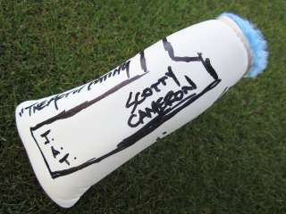 Scotty Cameron 2011 Masters DOODLE Headcover   Tour JAT   Hand Drawn 
