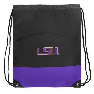  LSU Tigers Drawstring Bag Purple