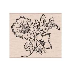  Hero Arts   Woodblock   Wood Mounted Stamps   Butterfly 