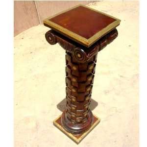  Solid Wood Artistic Work Nightstand Telephone Stand 