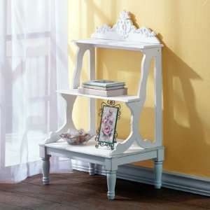  Vintage White Wood Plant Stand: Kitchen & Dining