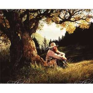  Greg Olsen   The Thinking Tree Canvas Giclee: Home 