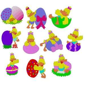  Easter Egg Collection Embroidery Designs on Multi Format 