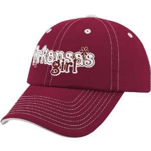  Top of the World Arkansas Razorbacks Cardinal Girly Hat 
