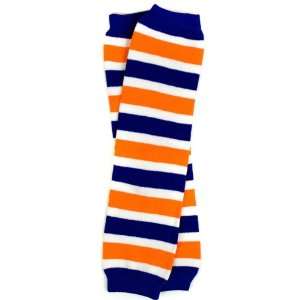  orange stripe baby leg warmers for boy or girl by My Little Legs: Baby