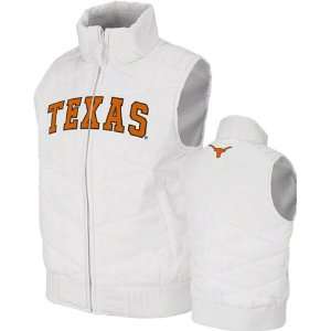    Texas Longhorns Womens White Nordic Vest: Sports & Outdoors
