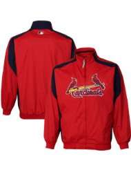 MLB Majestic St. Louis Cardinals Youth Elevation Full Zip Jacket   Red