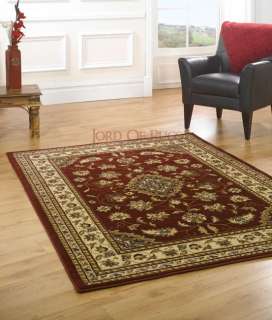 XLarge Traditional Red Rug 200 x 290 cm / 6x9 Carpet  