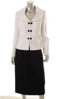 Suit Studio NEW Skirt White BHFO Misses 4  
