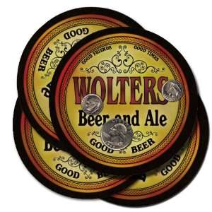  WOLTERS Family Name Beer & Ale Coasters: Everything Else