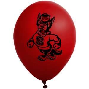   Wolfpack Red 10 Pack 11 Round Latex Party Balloons: Home & Kitchen