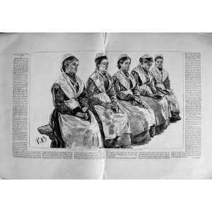   1889 Red Star Women Female Convict Life Woking Laundry