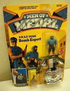 2136 NRFC Mattel Vintage Men of Medal SWAT Team Bomb Expert Figure 