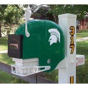  Michigan State Spartans Helmet Mailbox