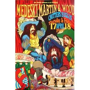  Medeski Martin Wood MMW Fillmore Concert Poster F265