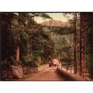   Photochrom Reprint of View I, Aberglaslyn Pass, Wales: Home & Kitchen