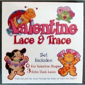  6 Valentine Lacing Cards Toys & Games