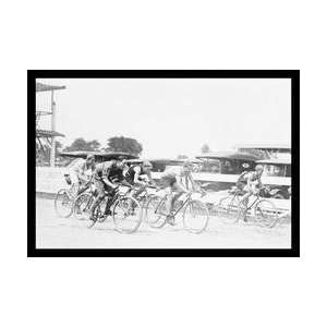 Bicycle Race in Washington DC 12x18 Giclee on canvas