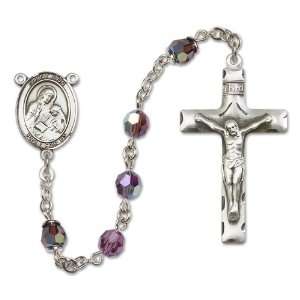   Beads. Hand Made in the U.S.A., the Rosary features a St. Saint Ann