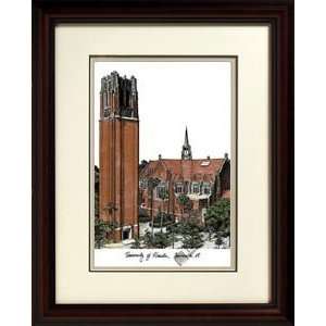  University of Florida The Tower Alumnus Framed Lithograph 