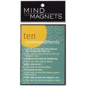  The Ten Commandments Fridge Magnet: Kitchen & Dining