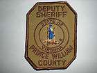 PRINCE WILLIAM COUNTY, VIRGINIA SHERIFFS DEPARTMENT DEPUTY PATCH