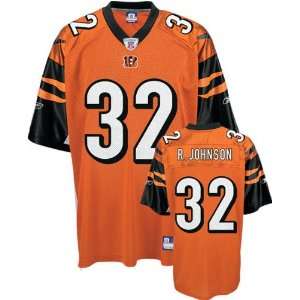  Rudi Johnson Orange Cincinnati Bengals Youth NFL Replica 
