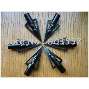  12 dark broadheads 125 gr. 2 blade for hunting Sports 