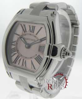 Cartier Roadster Ref 2675 Stainless Steel Pink Dial  