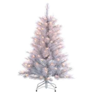  4 Ft Pre lit White New Cashmere Pine: Home & Kitchen