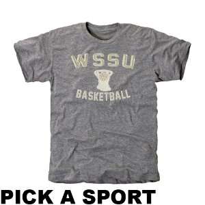 Winston Salem State Rams Legacy Tri Blend T Shirt   Ash 