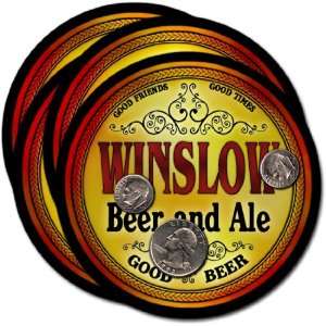  Winslow, AZ Beer & Ale Coasters   4pk 