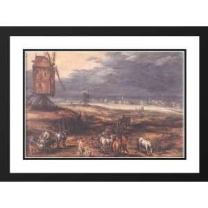  Brueghel, Jan the Elder 38x28 Framed and Double Matted 