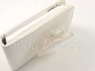 Synthetic Leather Case Pouch for iPhone 2G 3G 3GS White  