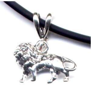  18 Black Lion Necklace Sterling Silver Jewelry: Sports 