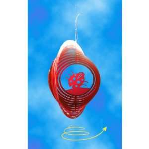  Red Metal Wind Spinner  Ladybug Case Pack 24   755515 