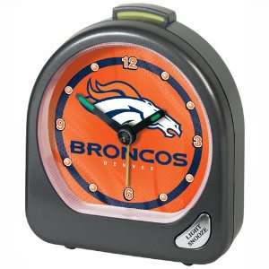    Wincraft Denver Broncos Travel Alarm Clock: Sports & Outdoors