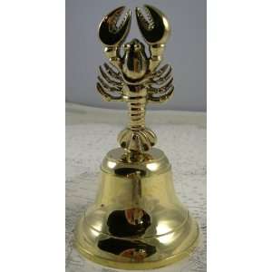  Solid Brass Lobster Bell Hand Bell Musical Instruments