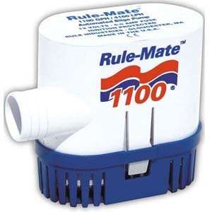  Rule Mate Spongeability 1100 GPH 12 Volt Bilge Pump With 