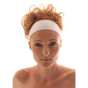  WHITE Stretch Microfiber Headband, Beauty, Fitness, All 