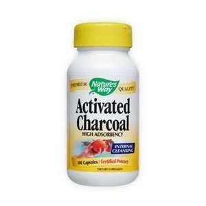  Natures Way Activated Charcoal 560 mg 100 caps: Health 