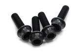 OMNI Racer Bottle Cage Bolts Worlds Lightest: 4 BLACK  