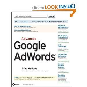  Advanced Google AdWords [Paperback] Brad Geddes Books
